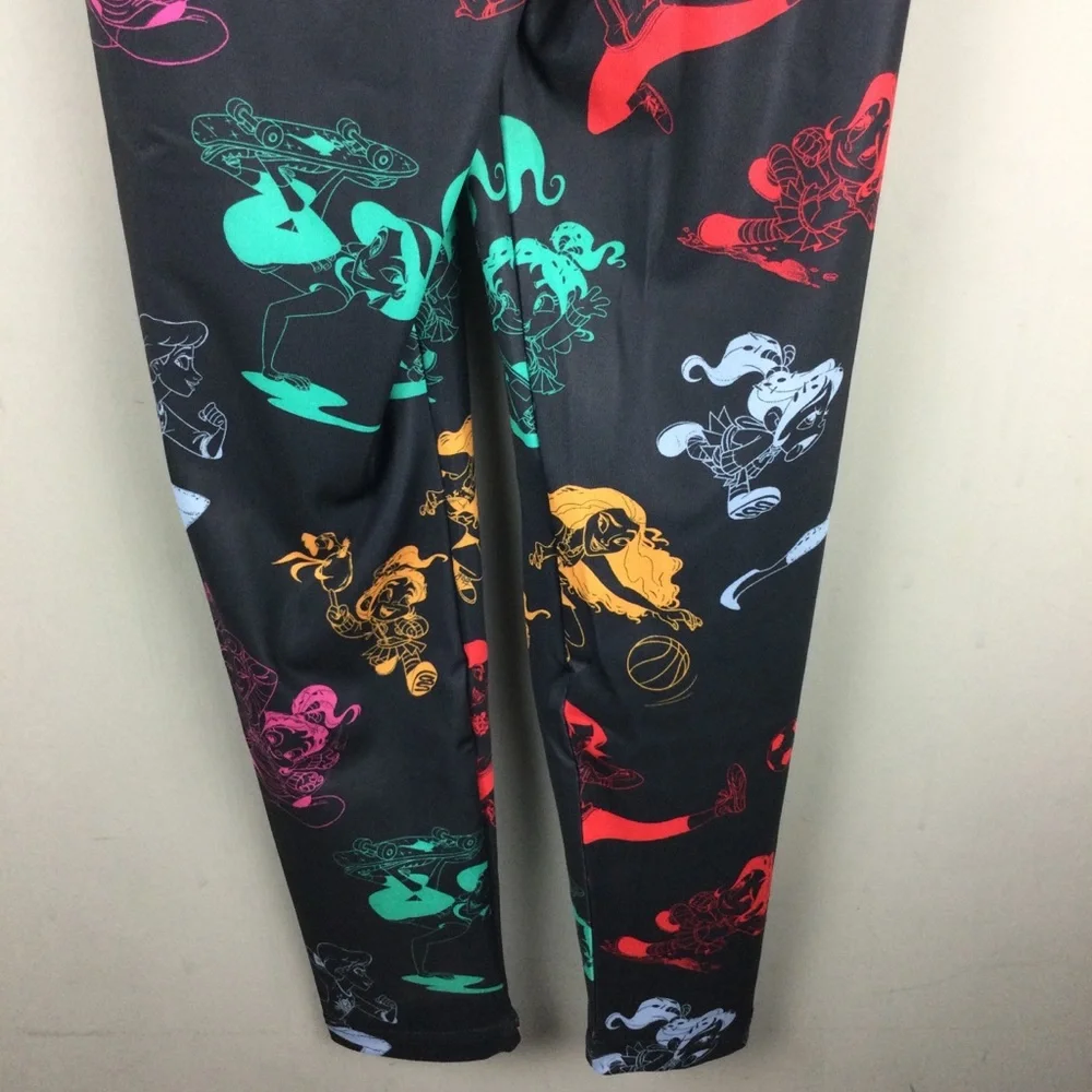 NWT Adidas x Disney Princess Comfy Princesses Aeroready Tights Size Girl’s Small